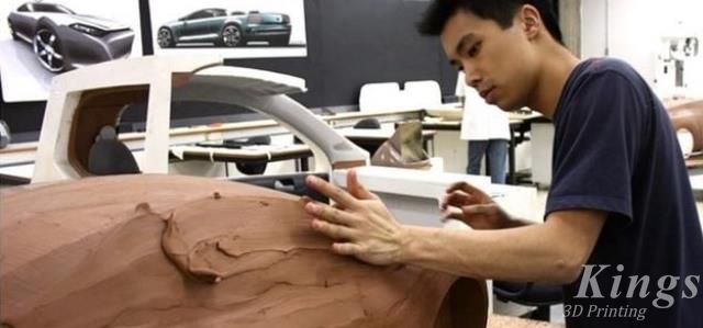 做油泥模型太難，金石三維3D打印制作汽車模型僅需15天！